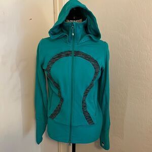 Lululemon Zipper Closure Hoodie Sweatshirt Casual Workout Gym Contemporary
